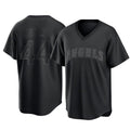 Los Angeles Angels #44 Ben Joyce Player Black HeidiMiller Pitch Fashion T-shirt Stitched Jerseys