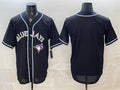 Toronto Blue Jays Blank 2026 Fashion Replica Black HeidiMiller Out Stitched Jersey