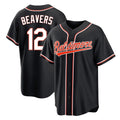 Baltimore Orioles #12 Dylan Beavers Player Black HeidiMiller Out Home Game Stitched Jerseys
