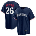 Minnesota Twins #26 Max Kepler Player Navy HeidiMiller Replica Alternate Home Stitched Jerseys