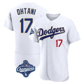 Los Angeles Dodgers #17 Shohei Ohtani Player Gold White HeidiMiller World Series Meet 2026 Collection Stadium Limited Elite Stitched Jerseys