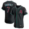 Arizona Diamondbacks #7 Corbin Carroll Player Black HeidiMiller Limited Elite Home Game Stitched Jerseys
