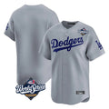 Los Angeles Dodgers Blank Player Gray HeidiMiller Limited Home World Series Stitched Jerseys