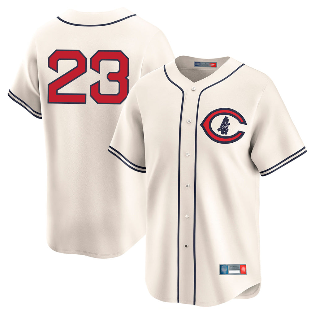 Chicago Cubs #23 Ryne Sandberg Player Cream HeidiMiller Field of Dreams Limited Home Game Stitched Jerseys