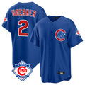 Chicago Cubs #2 Nico Hoerner Player Royal HeidiMiller 150th Anniversary Home Game Stitched Jerseys