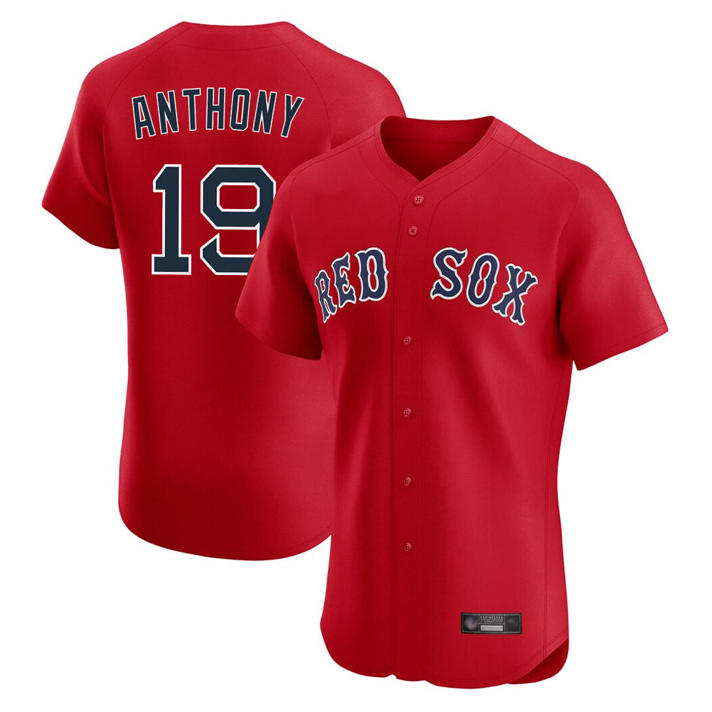 Boston Red Sox #19 Roman Anthony Player Red HeidiMiller Limited Elite Home Game Stitched Jerseys1