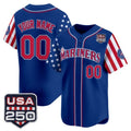 Custom Seattle Mariners America 250 Edition Vapor Premier Limited Royal HeidiMiller Stitched Jerseys