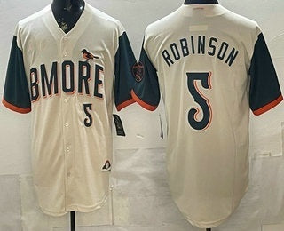 Baltimore Orioles #5 Brooks Robinson Cream HeidiMiller 2026 City Connect Stadium Jersey