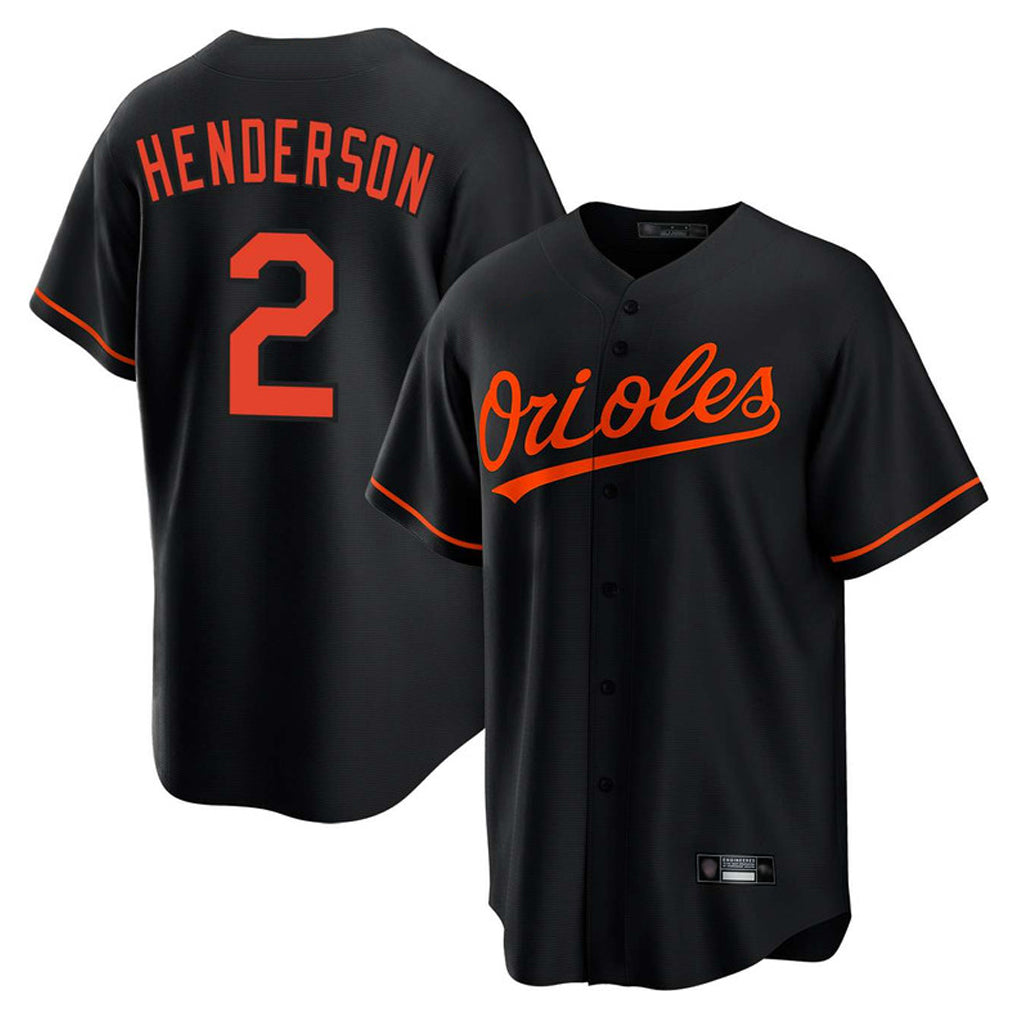 Baltimore Orioles #2 Gunnar Henderson Player Black HeidiMiller Home Game Stitched Jerseys