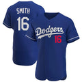 Los Angeles Dodgers #16 Will Smith Player Royal HeidiMiller Limited Elite Home Stitched Jerseys
