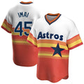 Houston Astros #45 Tatsuya Imai Player Rainbow Cooperstown Collection HeidiMiller T-shirt Stitched Jerseys