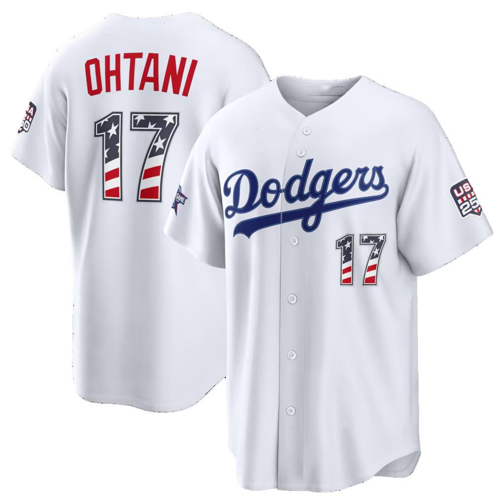 Los Angeles Dodgers #17 Shohei Ohtani 2026 All-Star Edition Stars & Stripes White HeidiMiller Stadium Jersey