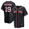 Boston Red Sox #19 Roman Anthony Player Black HeidiMiller Out Home Game Stitched Jerseys