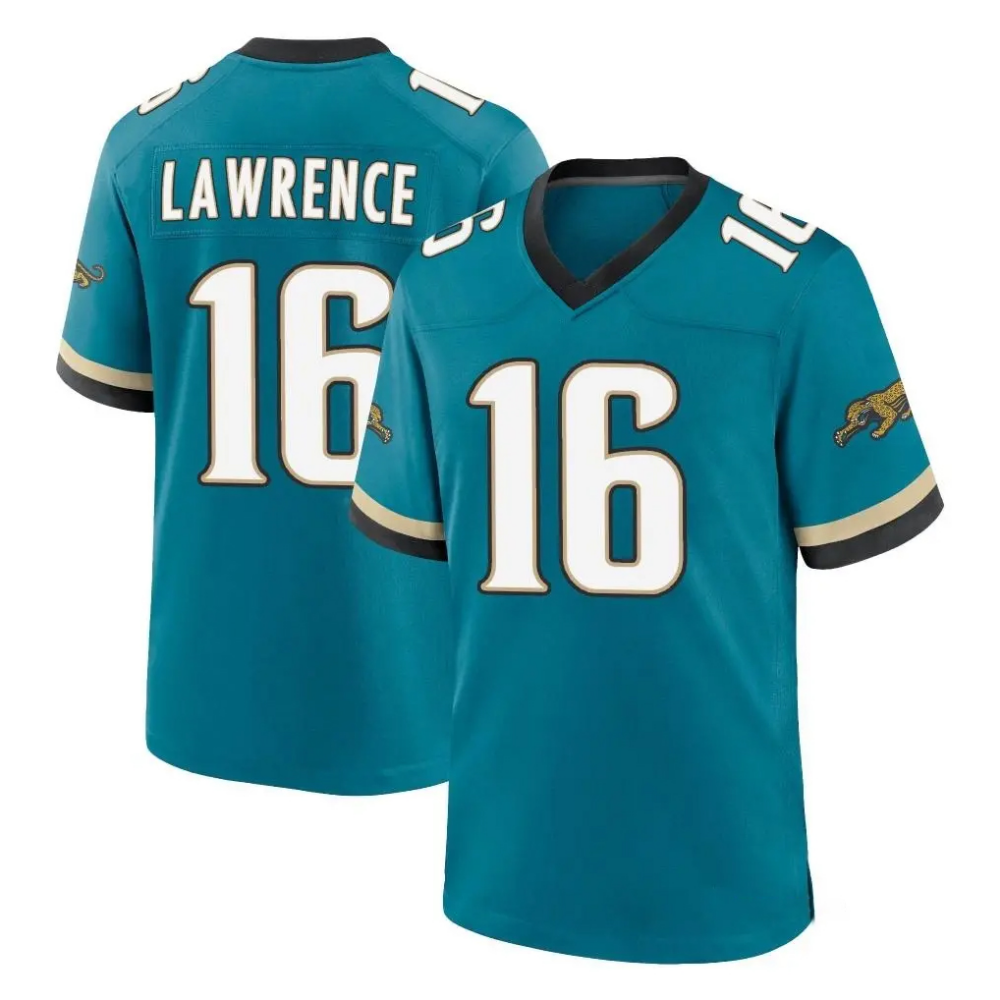 J.Jaguars #16 Trevor Lawrence Player Teal Prowler Throwback Limited Home Game Stitched Jersey HeidiMiller