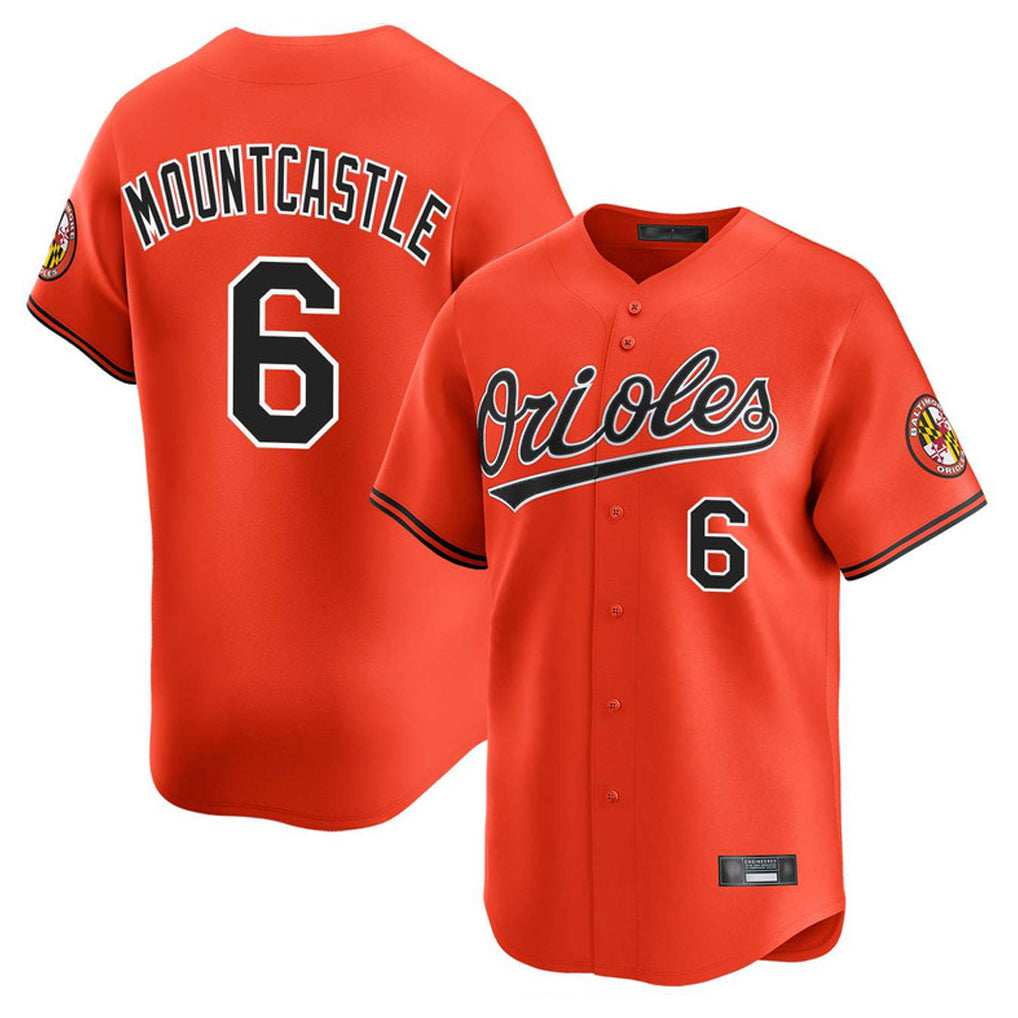 Baltimore Orioles #6 Ryan Mountcastle Player Orange HeidiMiller Limited Home Game Stitched Jerseys