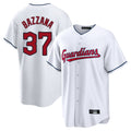 Cleveland Guardians #37 Travis Bazzana Player White HeidiMiller Home Game Stitched Jerseys