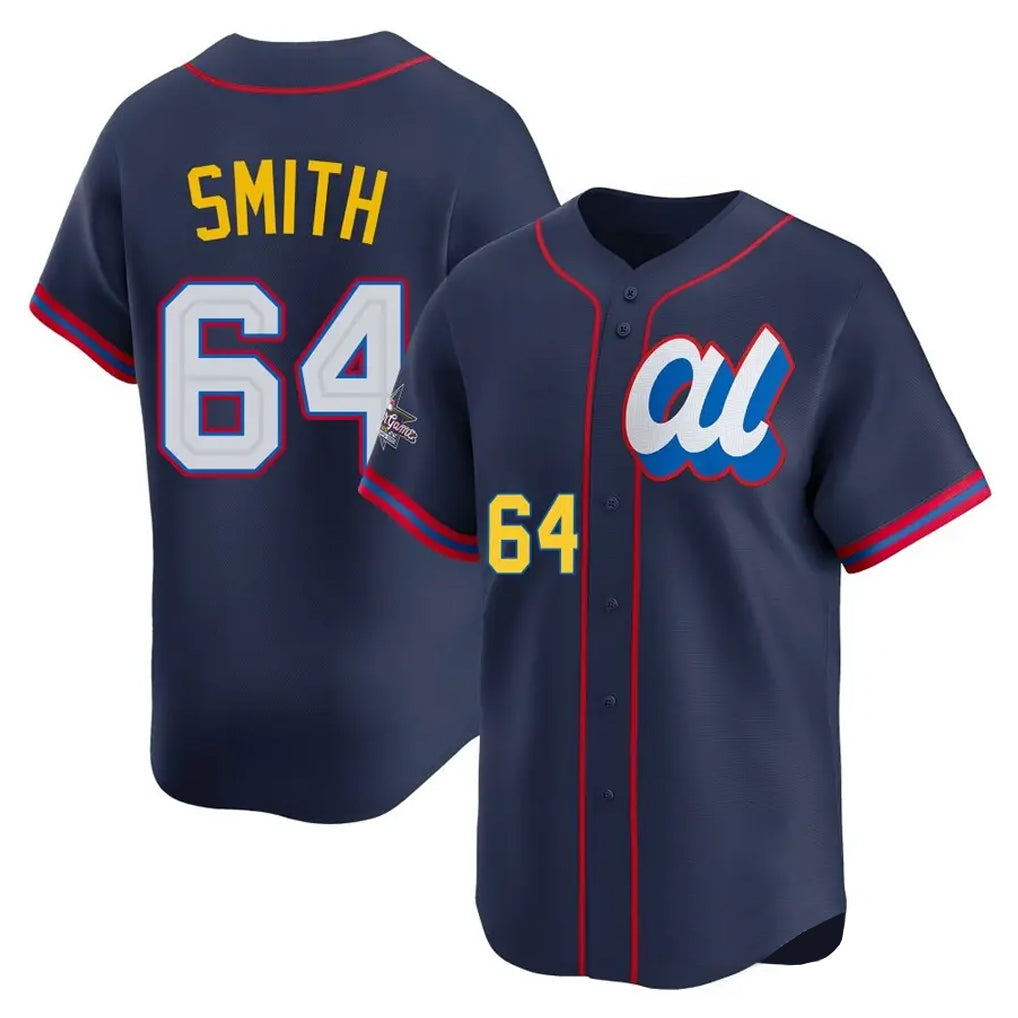 Chicago White Sox #64 Shane Smith Player Navy HeidiMiller Limited American League All-Star Edition Stitched Jerseys