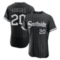 Chicago White Sox #20 Miguel Vargas Player Black HeidiMiller City Connect Limited Elite Home Stitched Jerseys