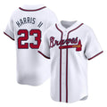 Atlanta Braves #23 Michael Harris II Player White HeidiMiller Limited Home Game Stitched Jerseys