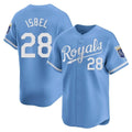 Kansas City Royals #28 Kyle Isbel Player Light Blue HeidiMiller Alt Limited Home Stitched Jerseys