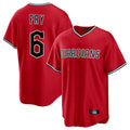 Cleveland Guardians #6 David Fry Player Red HeidiMiller Home Game Stitched Jerseys