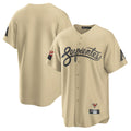 Arizona Diamondbacks Tan HeidiMiller City Connect Home Game Blank Player Stitched Jerseys