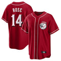 Cincinnati Reds #14 Pete Rose Player Red HeidiMiller Home Game Stitched Jerseys