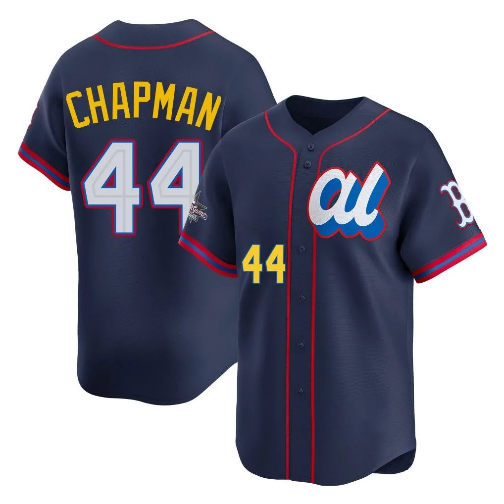 Boston Red Sox #44 Aroldis Chapman Player Navy HeidiMiller American League All-Star Edition Game Stitched Jerseys