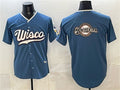 Milwaukee Brewers Team Big Logo Mineral Blue HeidiMiller 2026 City Connect Stadium Stitched Jersey
