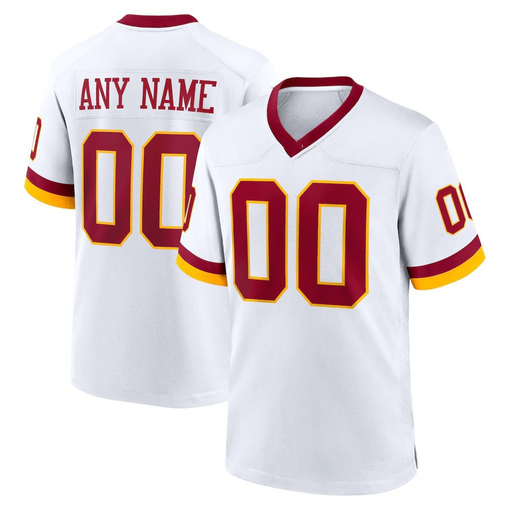 Custom W.Commanders White HeidiMiller Game Jersey