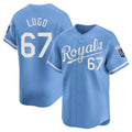 Kansas City Royals #67 Seth Lugo Player Light Blue HeidiMiller Alt Limited Home Stitched Jerseys