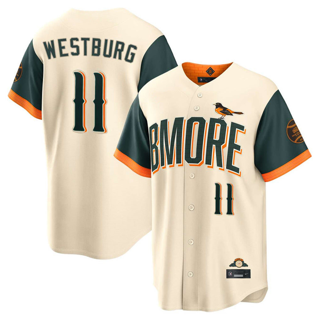 Baltimore Orioles #11 Jordan Westburg Player Cream HeidiMiller 2026 City Connect Home Game Stitched Jerseys