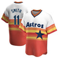 Houston Astros #11 Cam Smith Player Rainbow Cooperstown Collection HeidiMiller T-shirt Stitched Jerseys