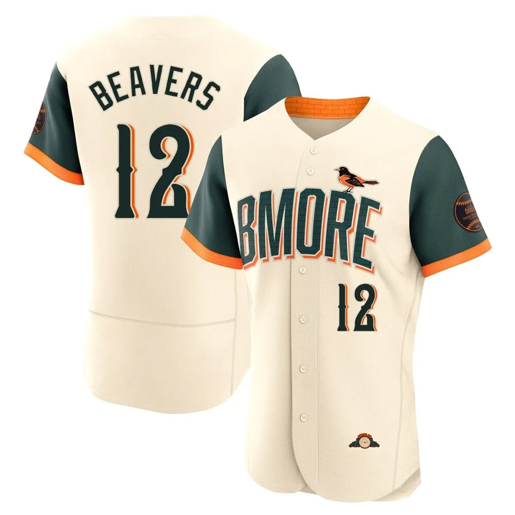 Baltimore Orioles #12 Dylan Beavers Player Cream HeidiMiller 2026 City Connect Limited Elite Home Game Stitched Jerseys
