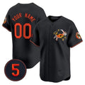 Custom Baltimore Orioles Robinson Patch Vapor Premier Limited Jersey V3 ¨C Black HeidiMiller