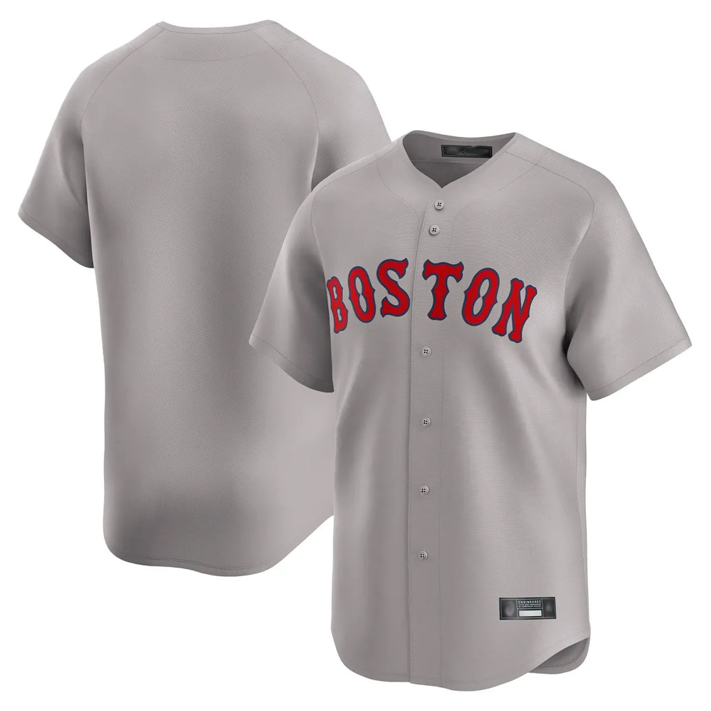 Boston Red Sox Blank Player Gray HeidiMiller Road Limited Home Game Stitched Jerseys1