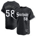 Chicago White Sox #58 Seranthony Dominguez Player Black HeidiMiller City Connect Limited Home Stitched Jerseys