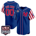 Custom New York Yankees America 250 Edition Vapor Premier Limited Royal HeidiMiller Stitched Jerseys