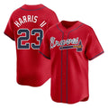 Atlanta Braves #23 Michael Harris II Player Red HeidiMiller Limited Home Game Stitched Jerseys
