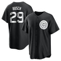 Chicago Cubs #29 Michael Busch Player Black HeidiMiller Game Stitched Jerseys
