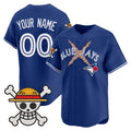 Custom Toronto Blue Jays x One Piece Royal HeidiMiller Vapor Premier Limited Jersey - Stitched