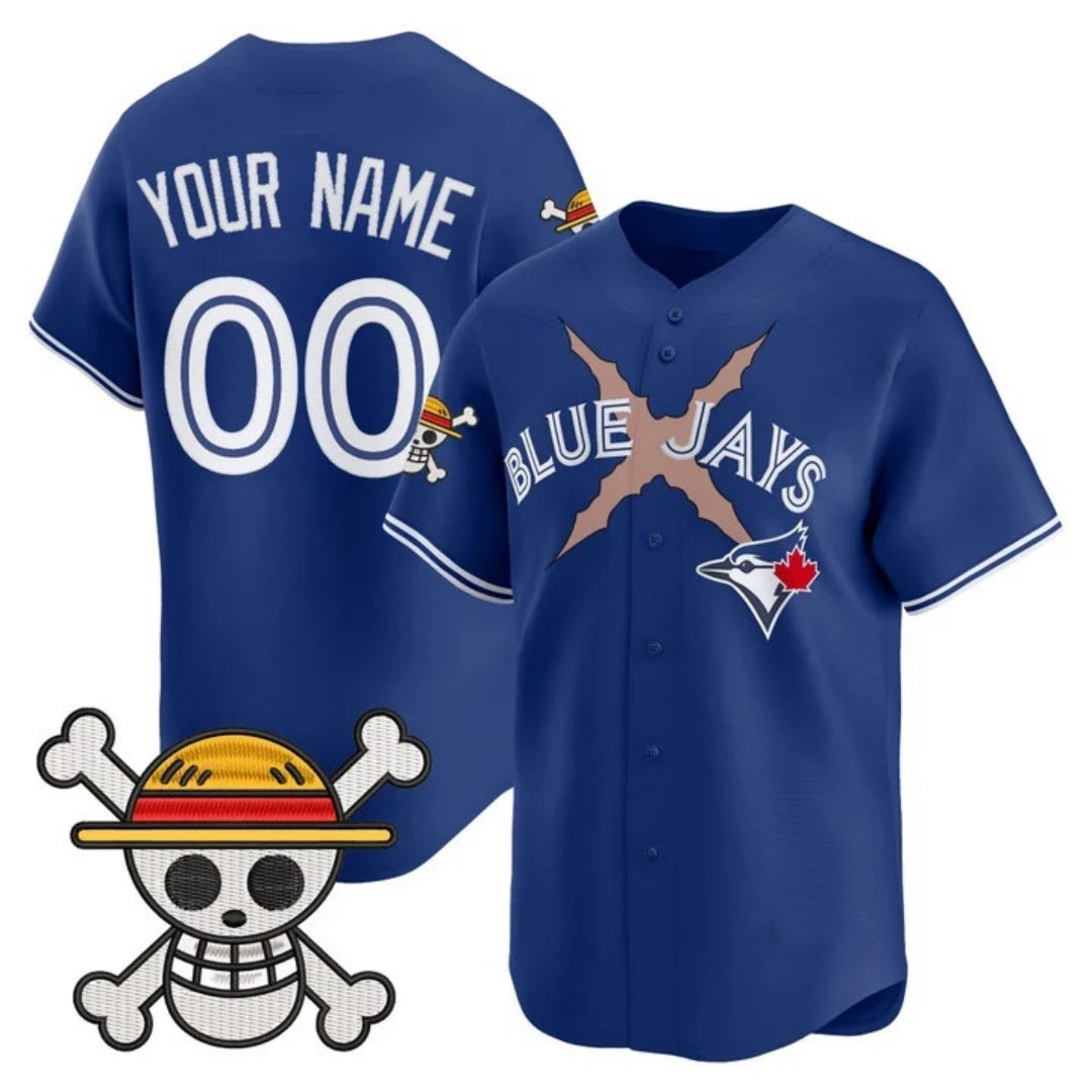 Custom Toronto Blue Jays x One Piece Royal HeidiMiller Vapor Premier Limited Jersey - Stitched