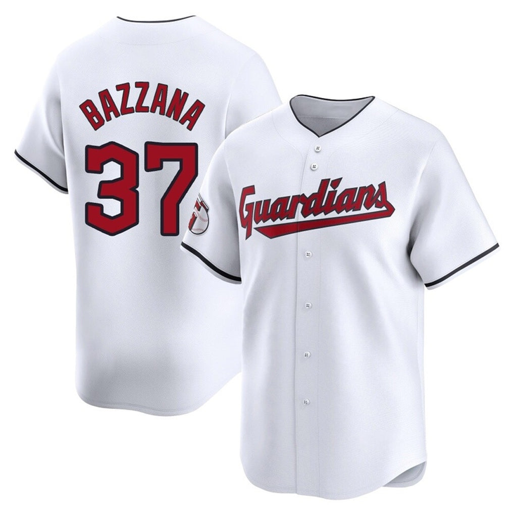 Cleveland Guardians #37 Travis Bazzana Player White HeidiMiller Limited Home Stitched Jerseys