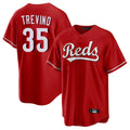 Cincinnati Reds #35 Jose Trevino Player Red HeidiMiller Home Game Stitched Jerseys