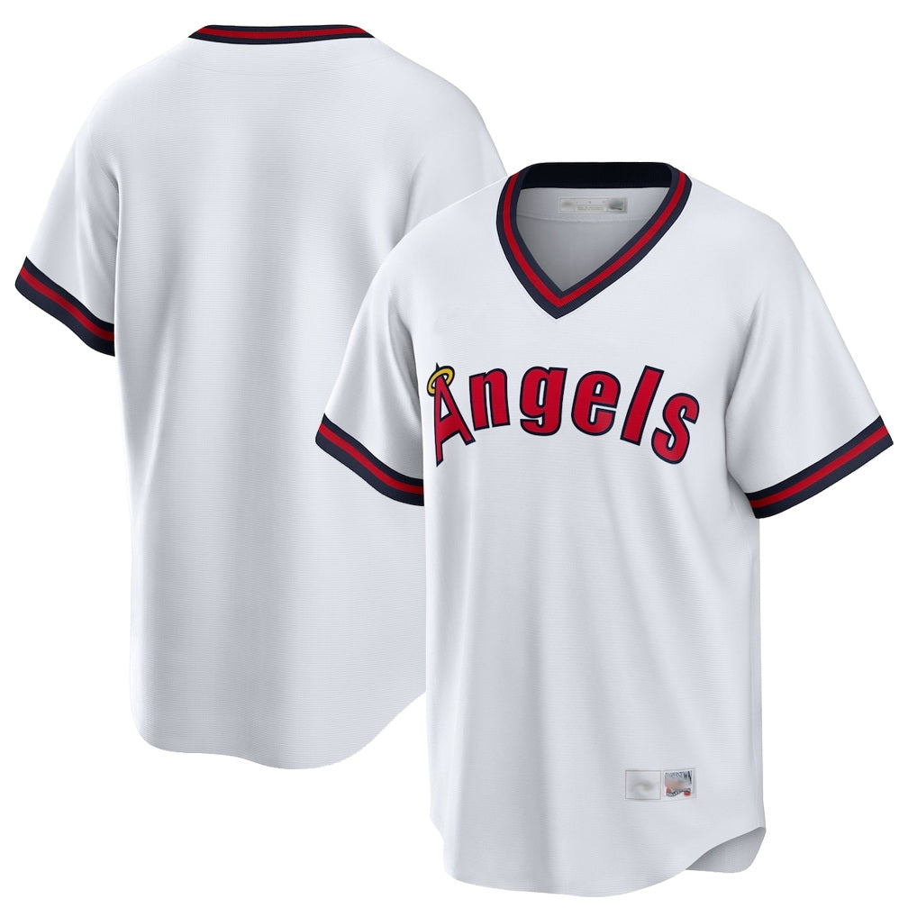 Los Angeles Angels Blank Player White HeidiMiller T-shirt Home Game Stitched Jerseys
