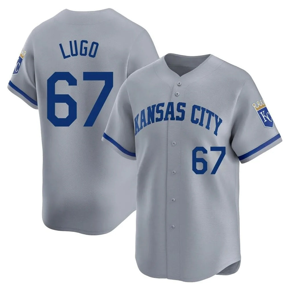 Kansas City Royals #67 Seth Lugo Player Gray HeidiMiller Limited Home Stitched Jerseys