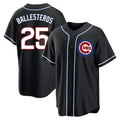 Chicago Cubs #25 Moises Ballesteros Player Black HeidiMiller Fashion Out Game Stitched Jerseys