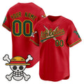 Custom Oakland Athletics x One Piece Red HeidiMiller Vapor Premier Limited Jersey - Stitched