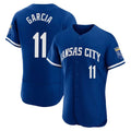 Kansas City Royals #11 Maikel Garcia Player Royal HeidiMiller City Connect Limited Elite Home Game Stitched Jerseys