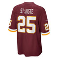 W.Football Team #25 Benjamin St-Juste Burgundy HeidiMiller Game Jersey